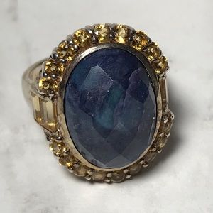 VINTAGE GENUINE STERLING REAL STONES